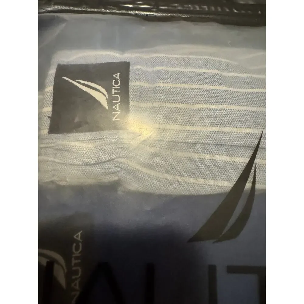 3 Pack Nautica Men's Classic Cotton Woven Boxer-Covered waistbands Small NIB